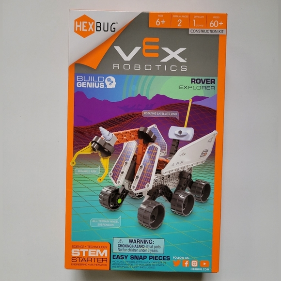 HEXBUG Vex Robotics Rover Explorer Construction Kit STEM Building, Brand New - Picture 1 of 7